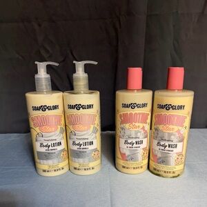 Soap & Glory Smoothie Star Body Lotion and Body Wash Set - Cream